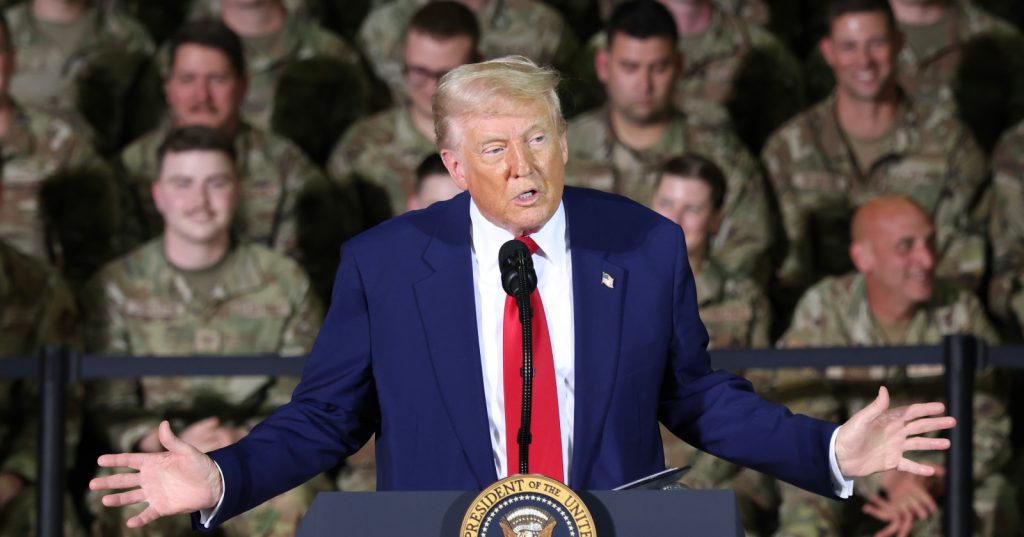 Trump Surprises Likely 2028 Democrat At 100-Day Celebration Event