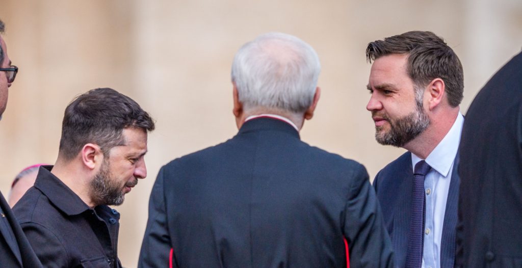 Vance, Zelensky Meet At Pope’s Mass In First Encounter Since Oval Office Blow-Up