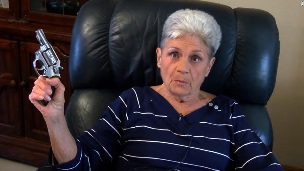 He Broke In And Pointed A Gun At Her, Then This Granny Went Full Charles Bronson -VIDEO-
