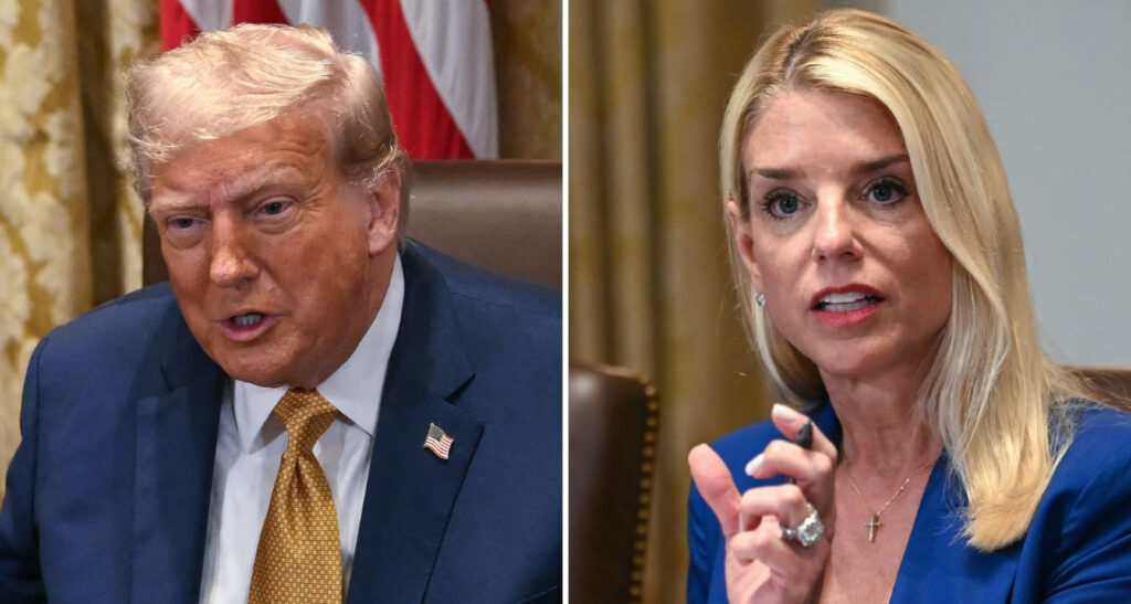 AG Bondi Responds to Epstein Fallout At Trump Cabinet Meeting
