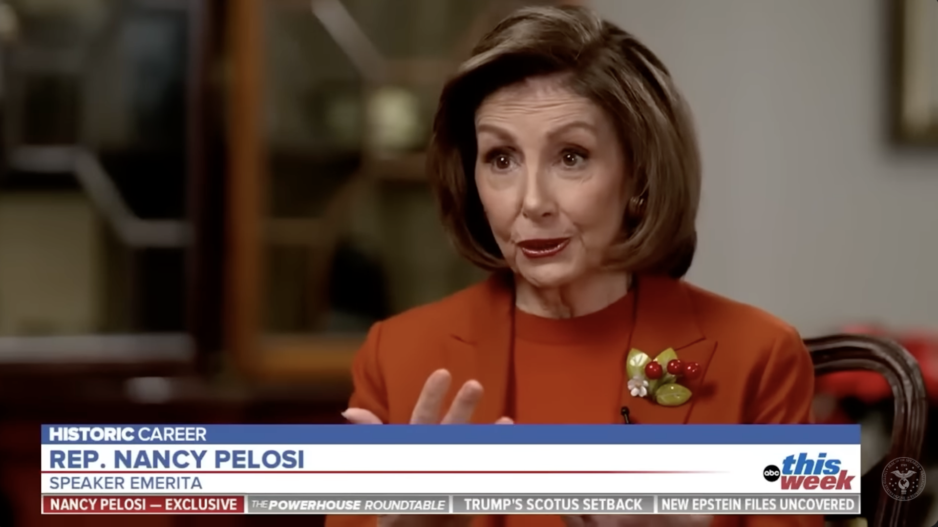 Crazy Nancy Beats Dead Horse: ‘Trump Will Pay for J6’